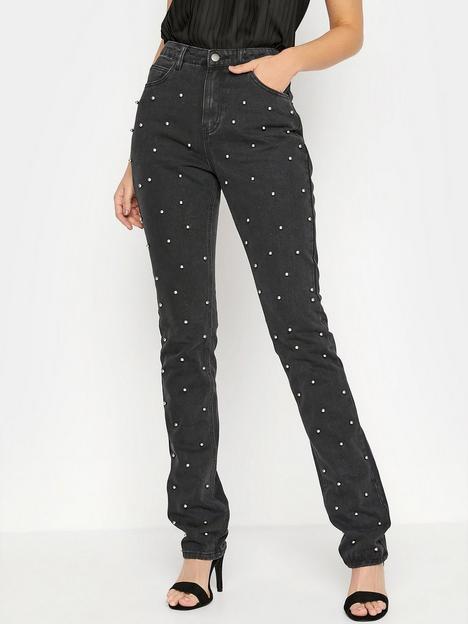 long-tall-sally-studded-straight-leg-jean-washed-black