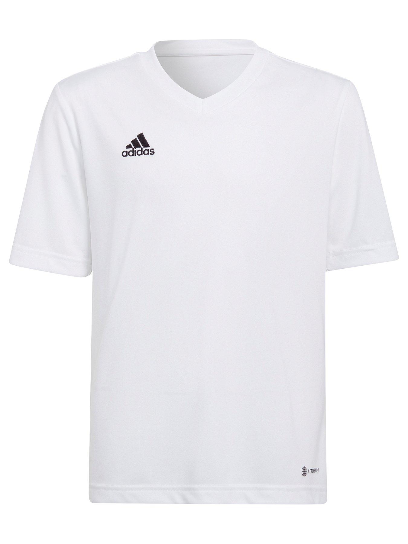 Image 1 of 3 of adidas Youth Entrada 22 Training Tee - White
