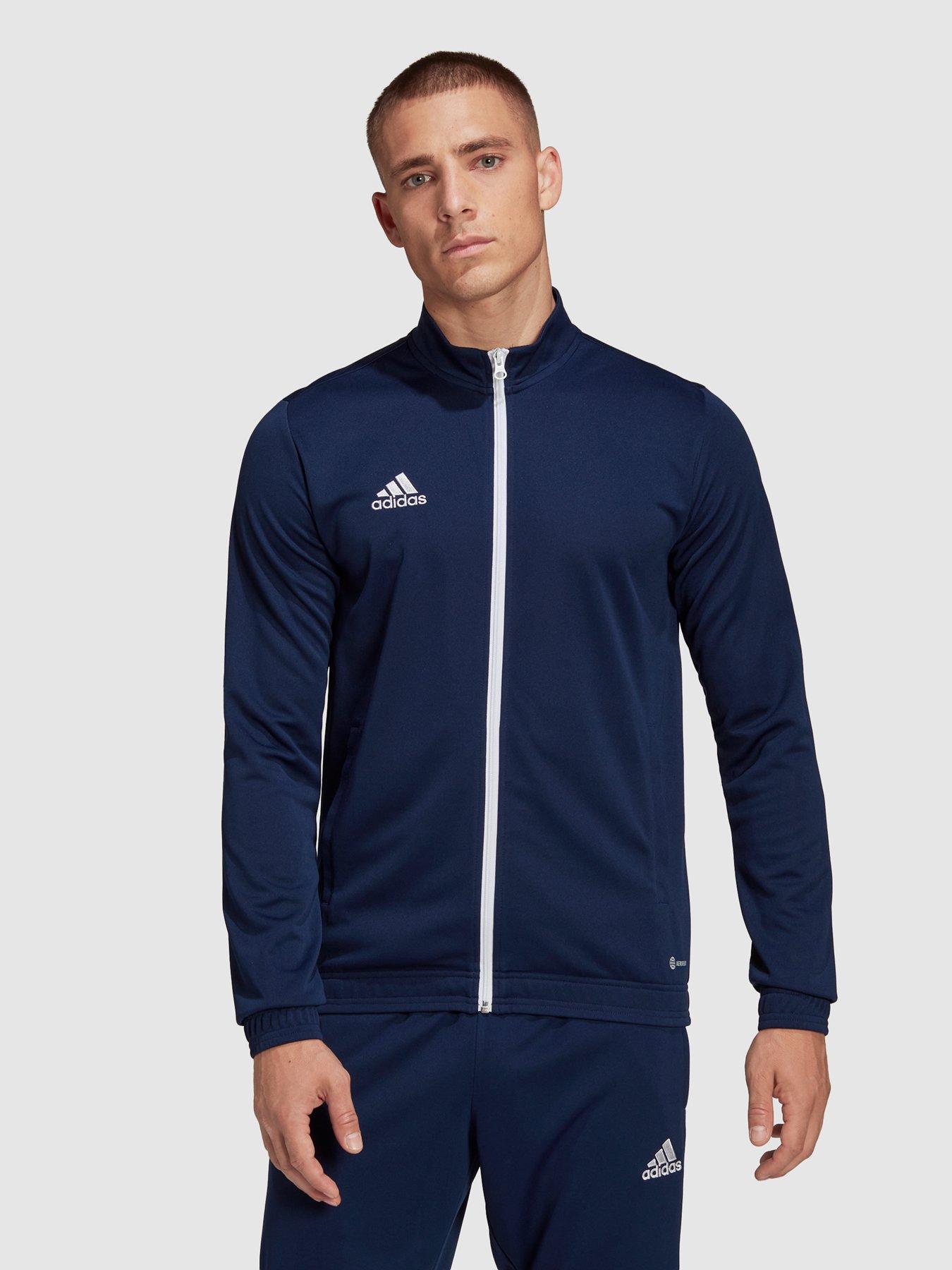 adidas Mens Entrada 22 Jacket, Navy, Size M, Men