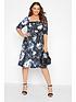 yours-yours-london-ice-floral-square-neck-dress-blackback