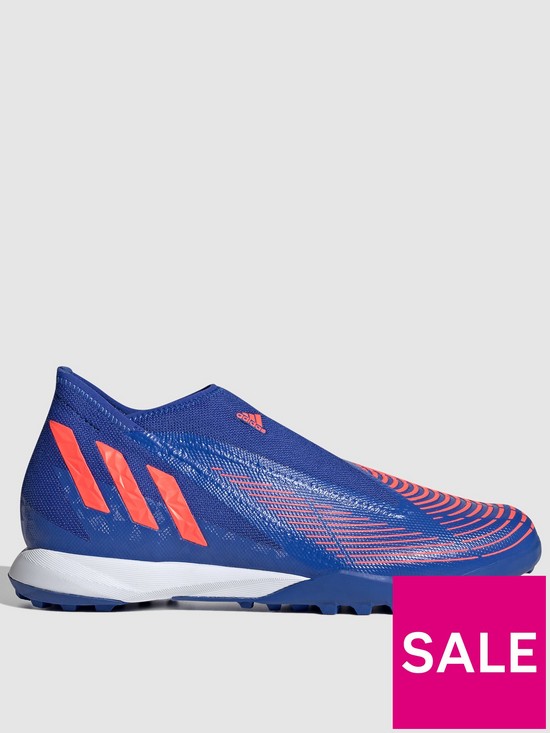 front image of adidas-predator-laceless-203-astro-turfnbspfootball-boots-blue