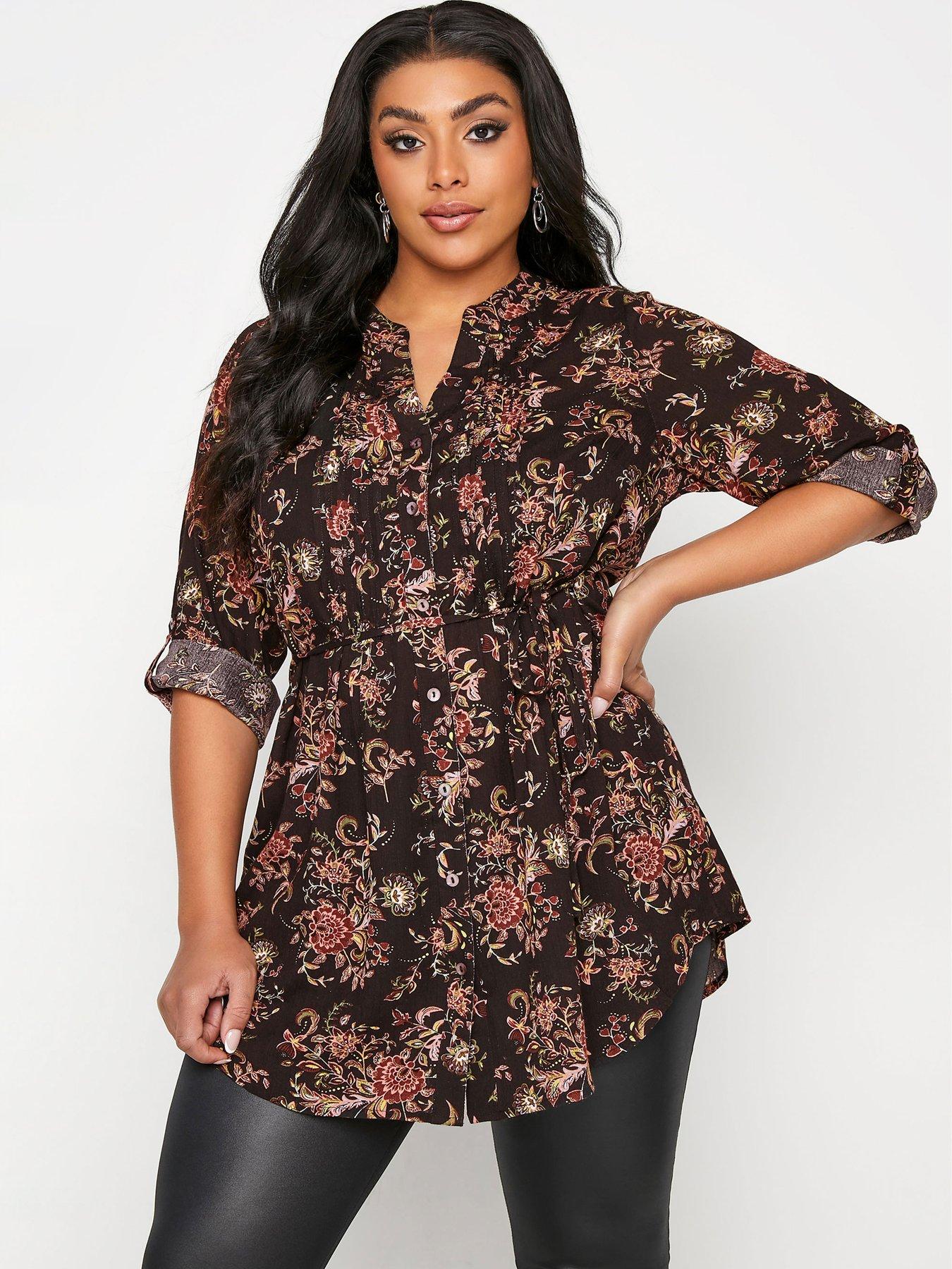 plus size women's shirts & tops