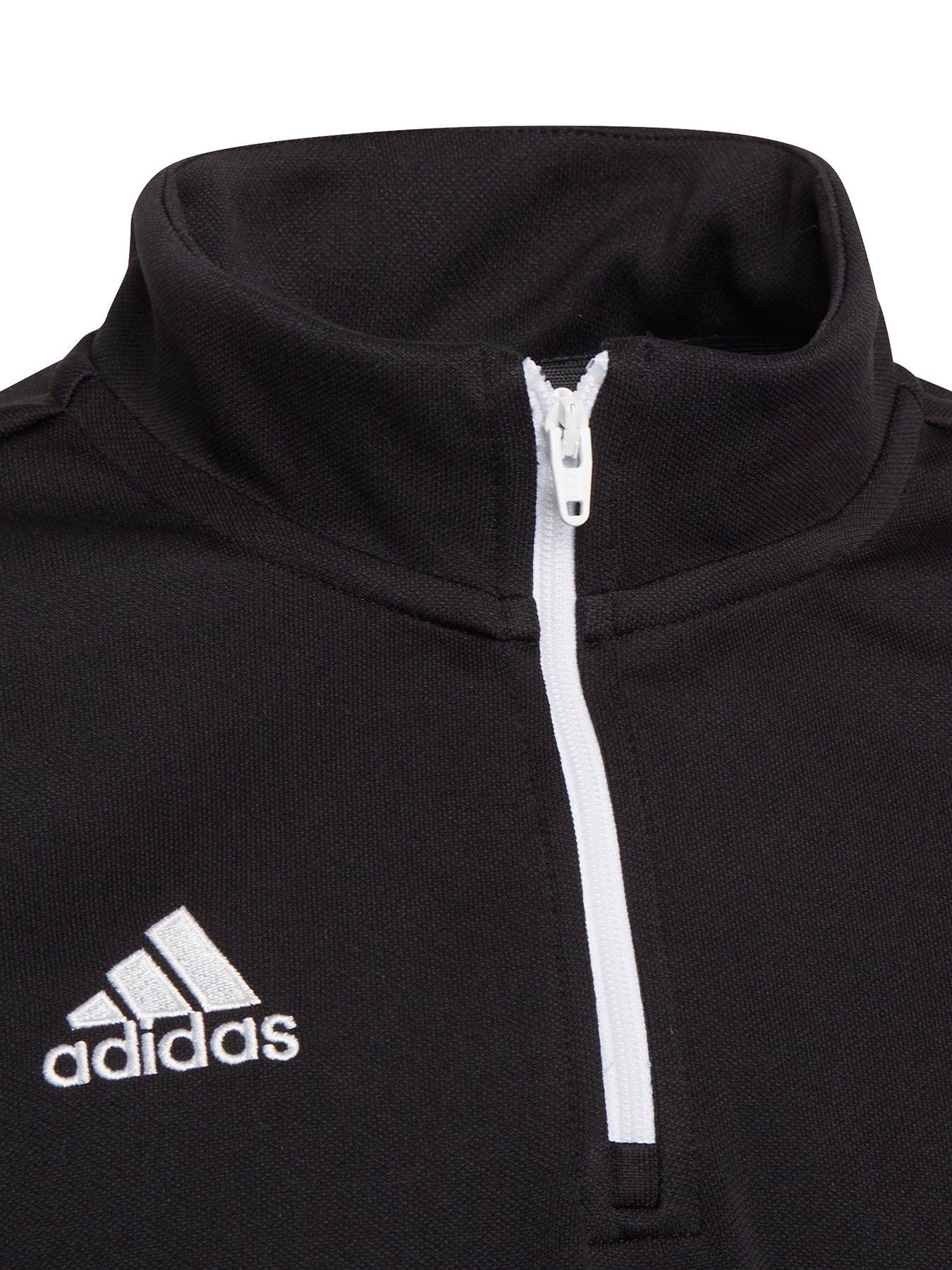 Image 3 of 3 of adidas Youth Entrada 22 Training 1/2 Zip Top - Black