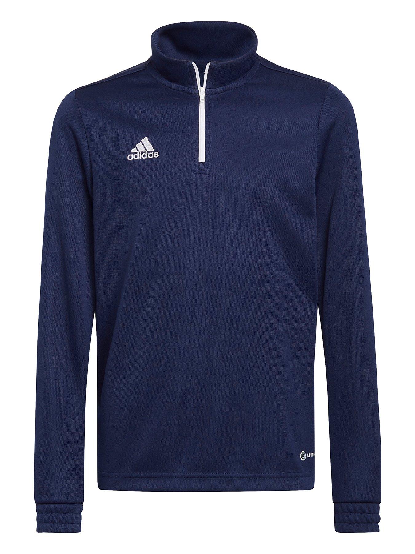 undefined Youth Entrada 22 Training 1/2 Zip Top - Navy