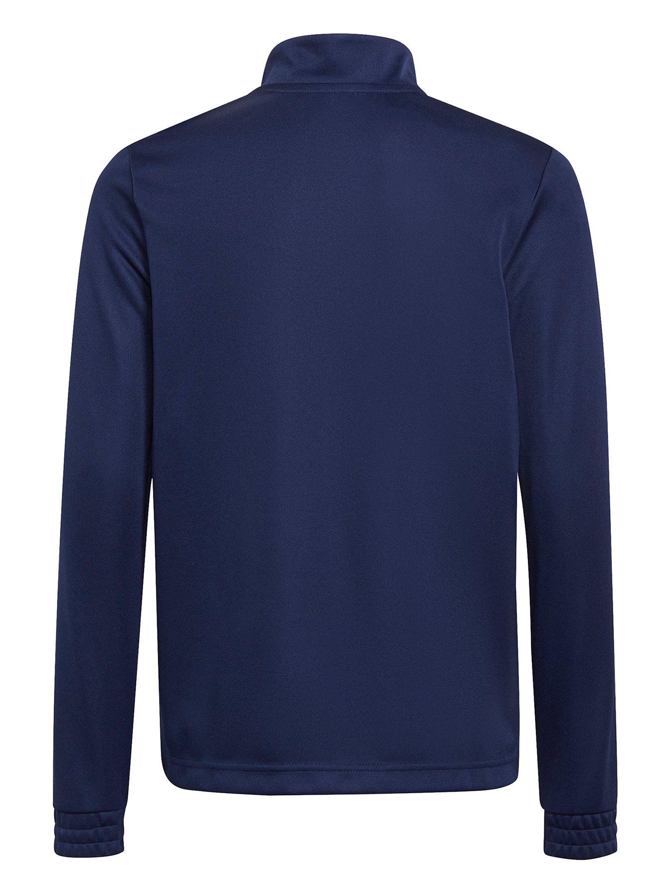 adidas Youth Entrada 22 Training 1/2 Zip Top - Navy | very.co.uk