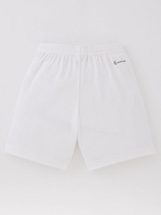 back image of adidas-youth-entrada-22-training-shorts-white