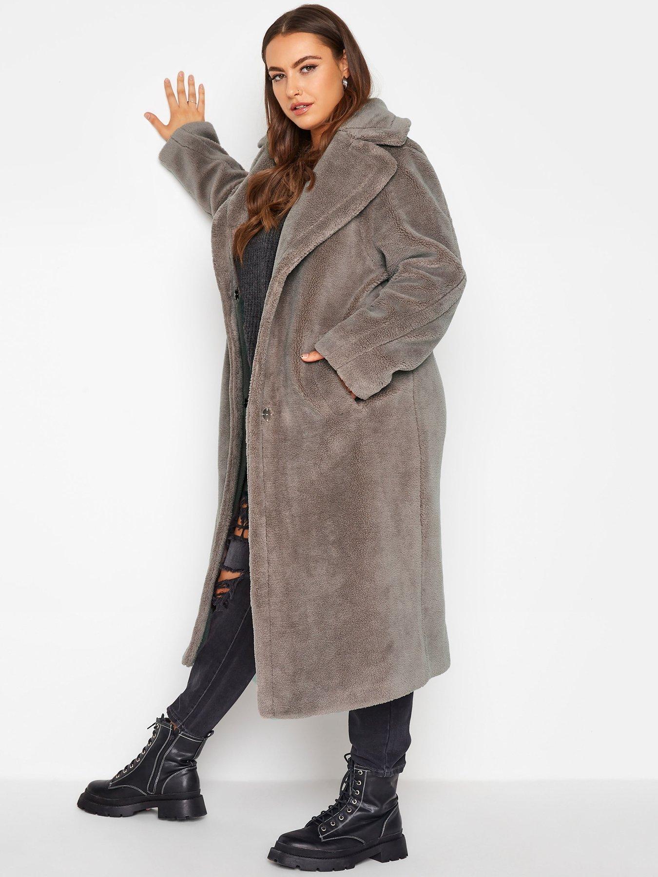 fluffy borg coat