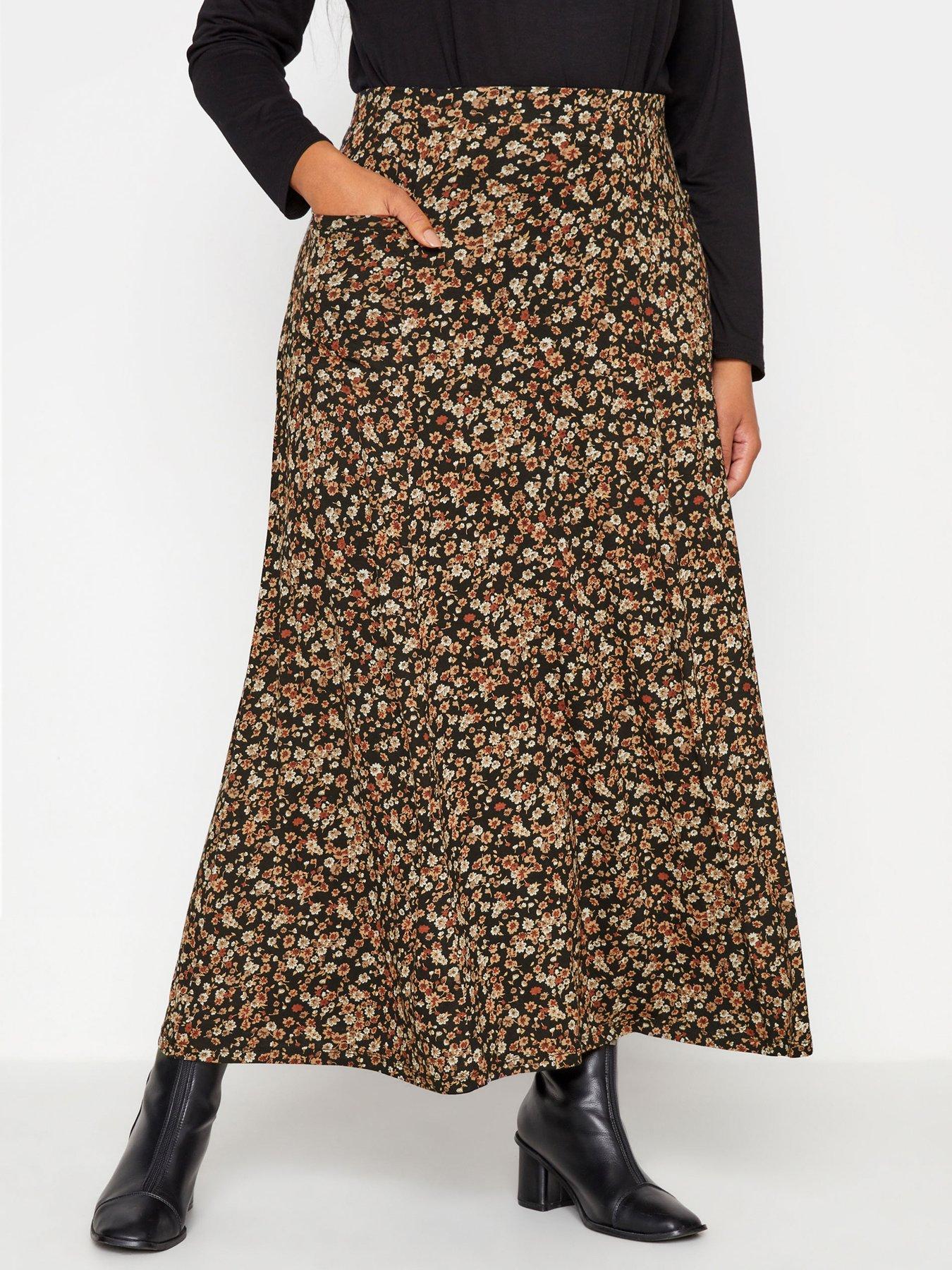  Clothing Ditsy Floral Print Skirt