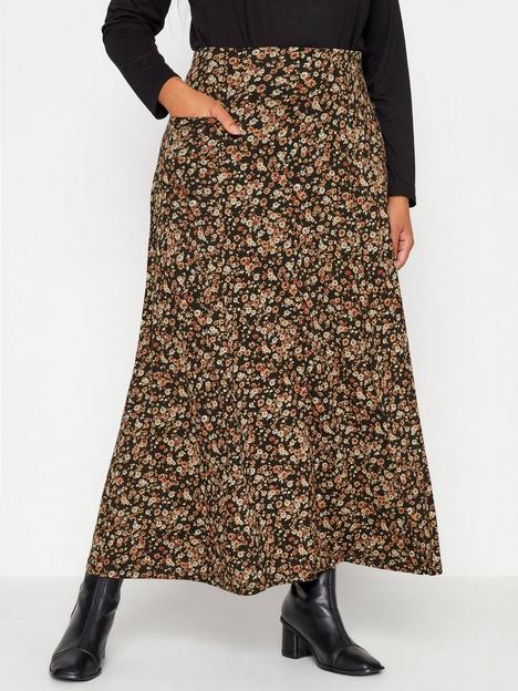 yours-clothing-ditsy-floral-print-skirt