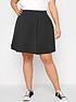  image of yours-limited-collectionnbspscuba-crepe-flippy-skirt-blacknbsp