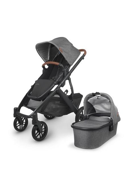 uppababy-vista-pushchair-carrycot-seat-unit-rainshields-sun-shades-insect-nets-greyson