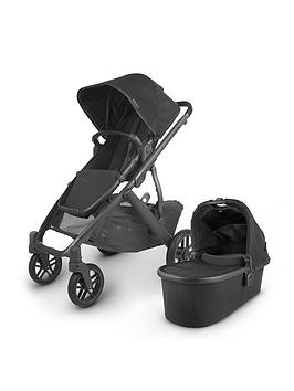 Uppababy Vista Pushchair - Carrycot, Seat Unit, Rainshields, Sun Shades & Insect Nets - Jake