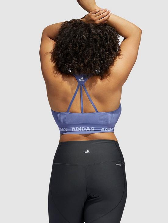 stillFront image of adidas-training-aeroknit-bra-plus-size