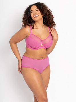 curvy kate everyday victory bra - pink, pink, size 34gg, women