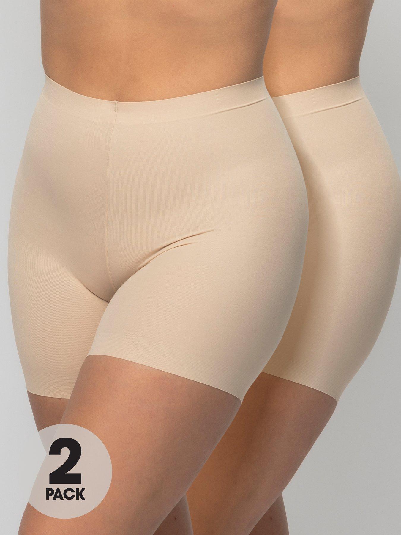 maidenform-2-pack-cover-your-bases-girlshort-nude