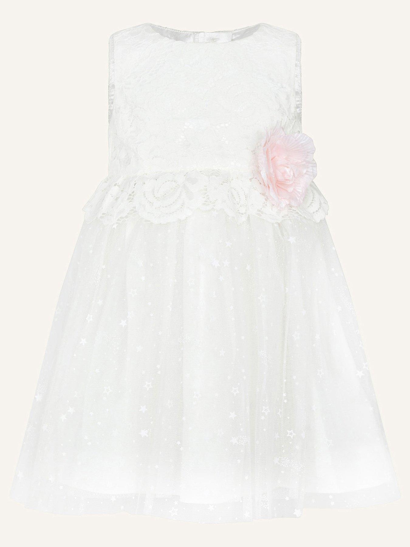 Occasion & wear Baby Girls Nieve Lace Bridesmaid Dress - Ivory