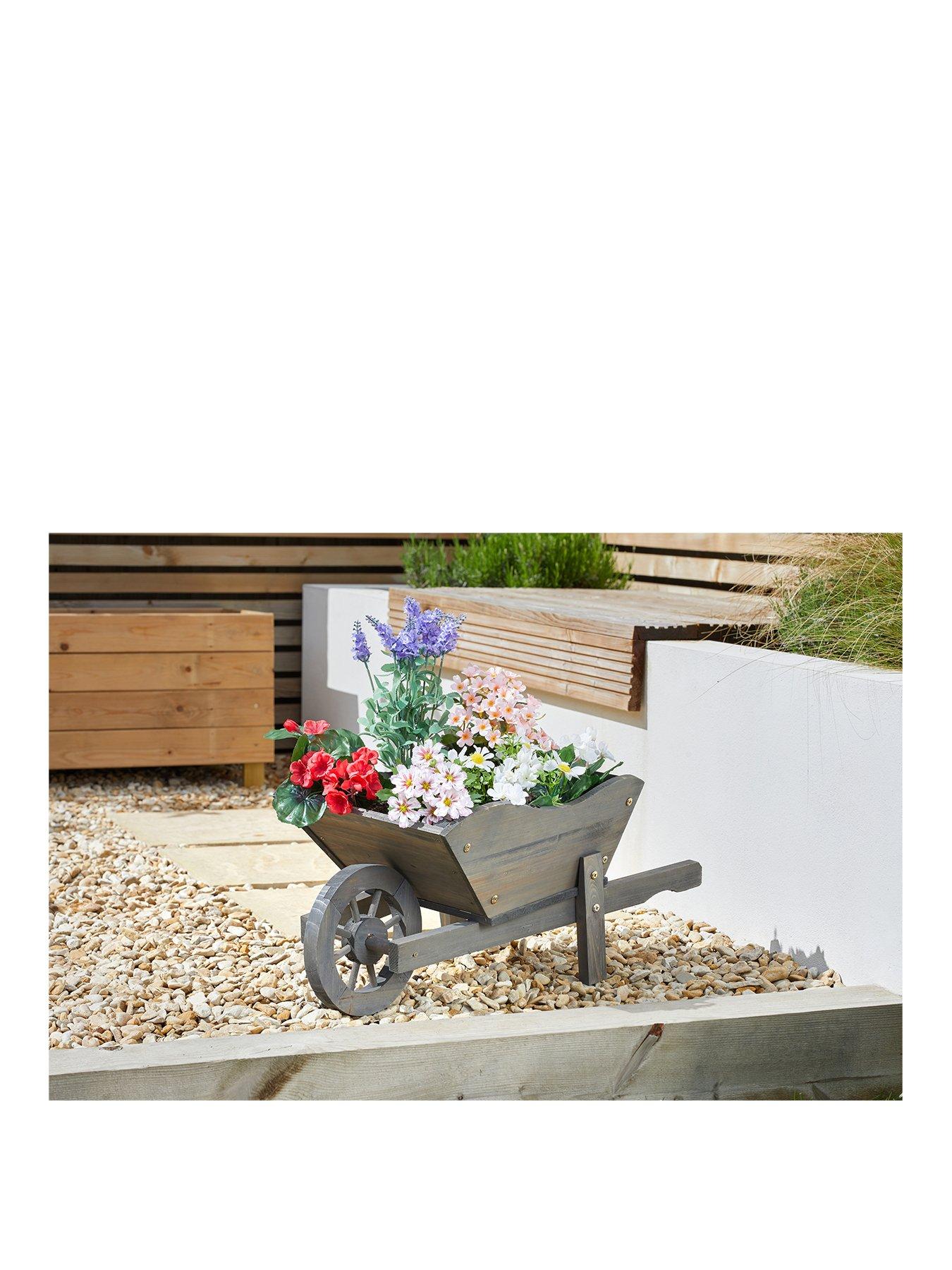 undefined Wheelbarrow Planter - Slate