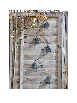 Product photograph of Smart Solar Faux Rattan Solar String Lights- Set Of 10 from very.co.uk
