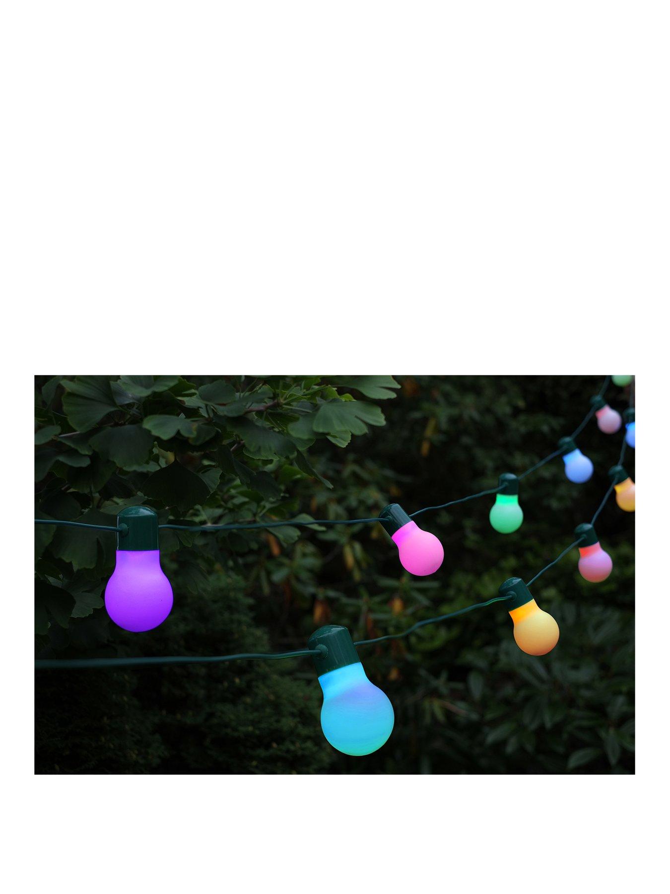 Product photograph of Smart Solar Solar Party String Lights - Set Of 20 from very.co.uk