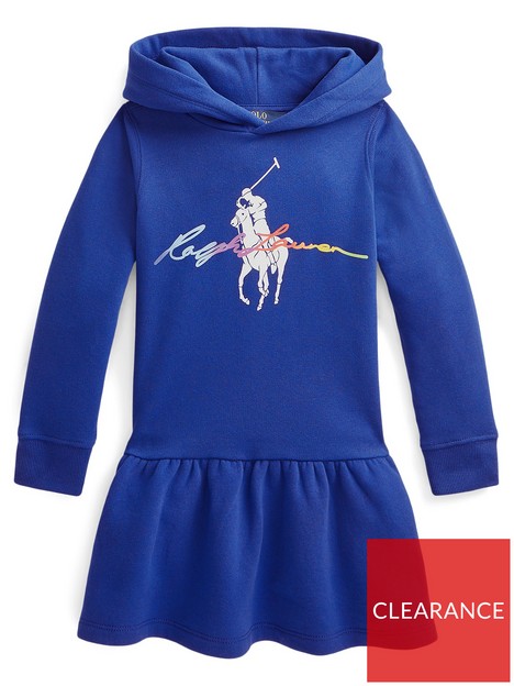 ralph-lauren-girls-signature-logo-hoodie-dress-navy