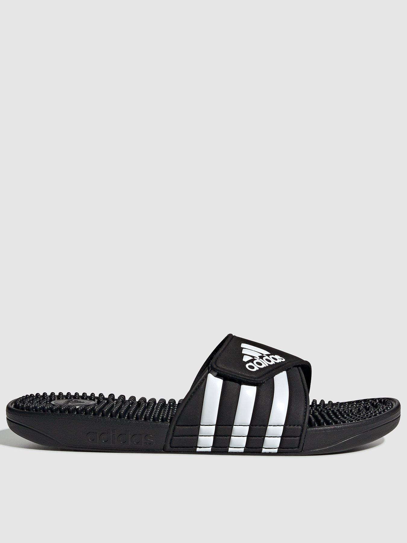 undefined Adidas Adissage Sliders - Black/White