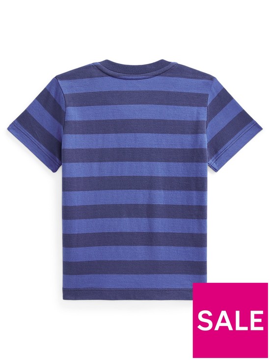 back image of ralph-lauren-baby-boys-short-sleeve-stripy-t-shirt-blue-stripe