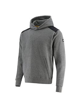 cat caterpillar essentials hooded sweatshirt - grey