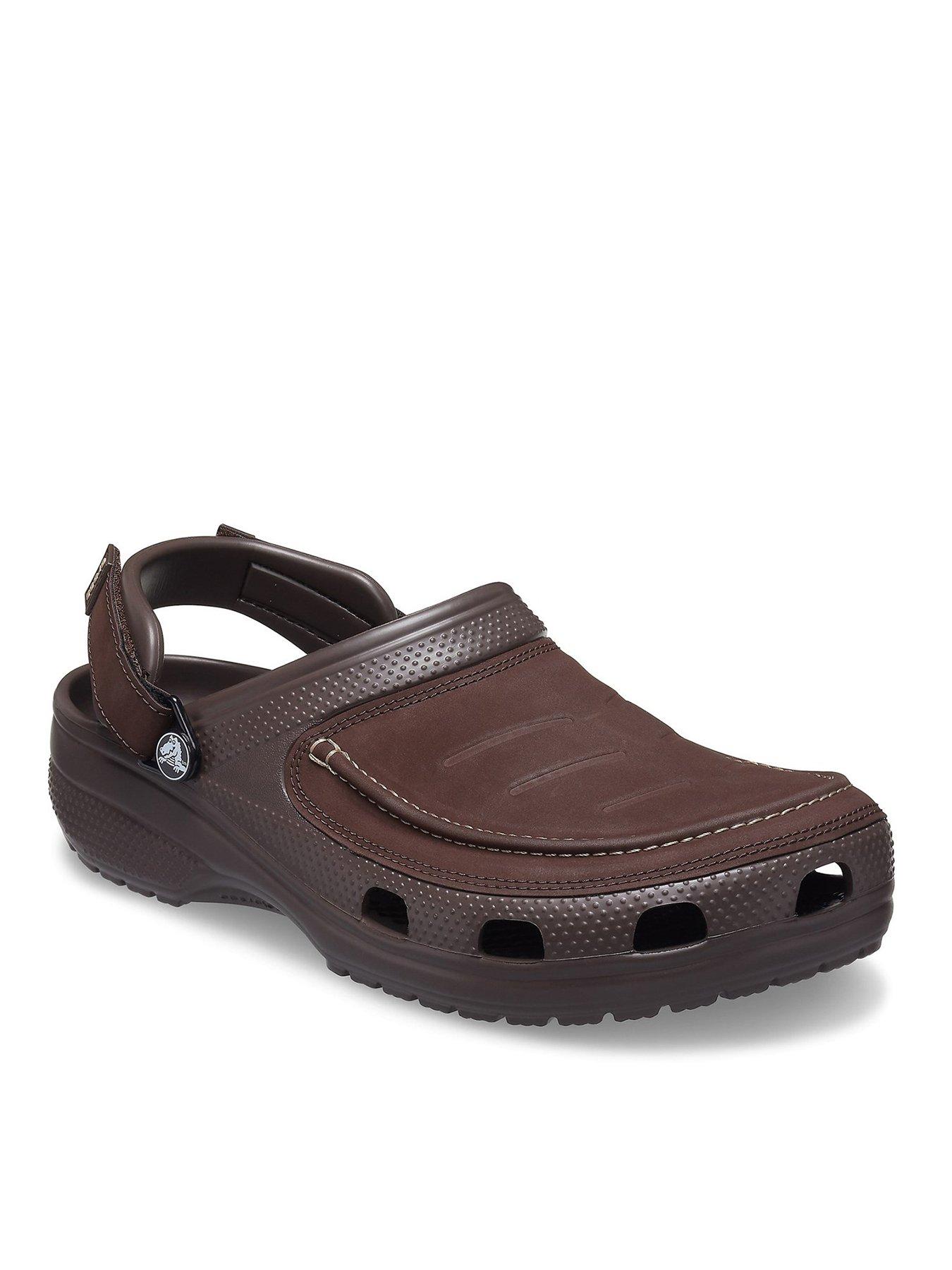 Mens leather store crocs uk