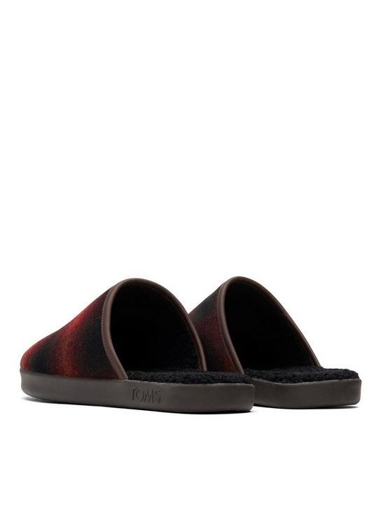 stillFront image of toms-harbor-10016938-ndash-red-abstract-plaid-slipper