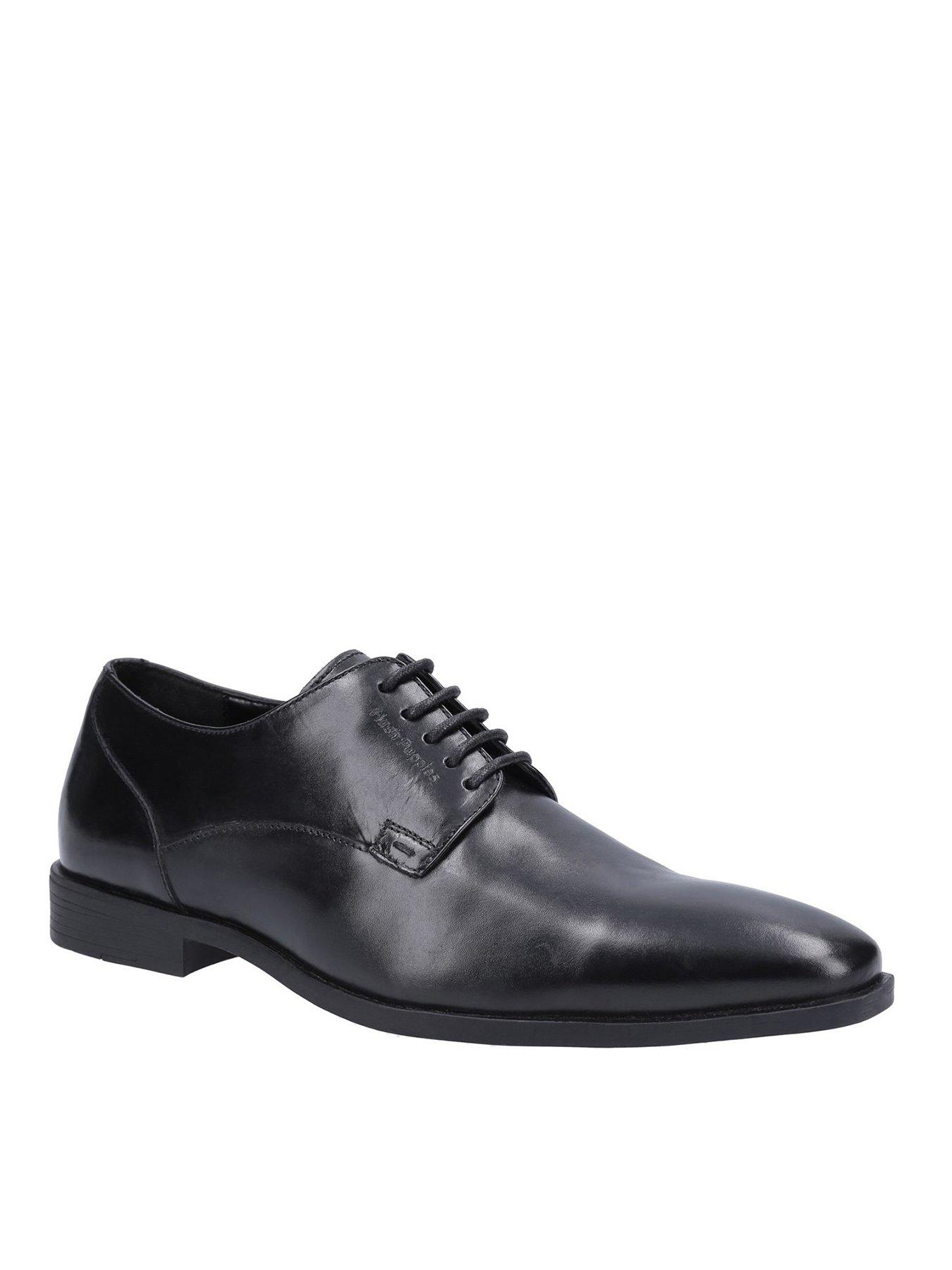 Hush Puppies Ezra Plain Toe Oxford Shoes - Black | very.co.uk