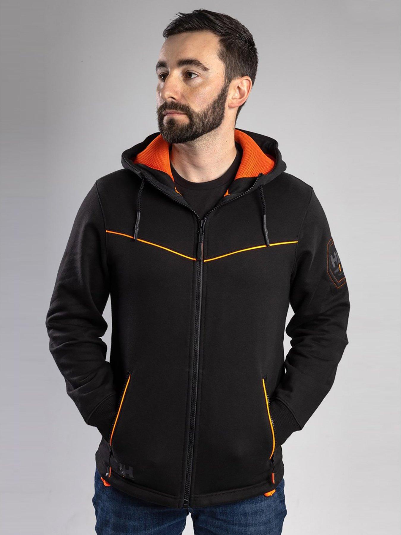 Helly Hansen Workwear Chelsea Evolution Hood Sweatshirt - Black | very.co.uk