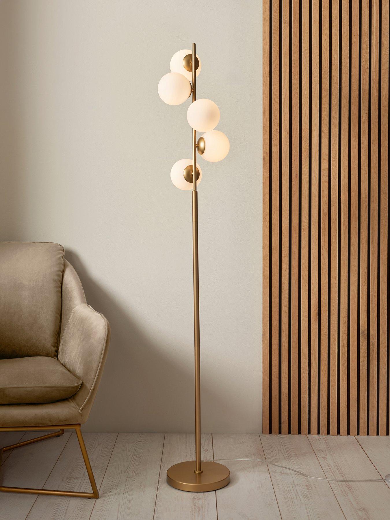 Product photograph of Very Home Alyssa Floor Lamp from very.co.uk