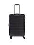  image of rock-luggage-novo-large-8-wheel-suitcase-black
