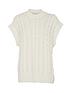  image of michelle-keegan-chunky-knit-vest-cream
