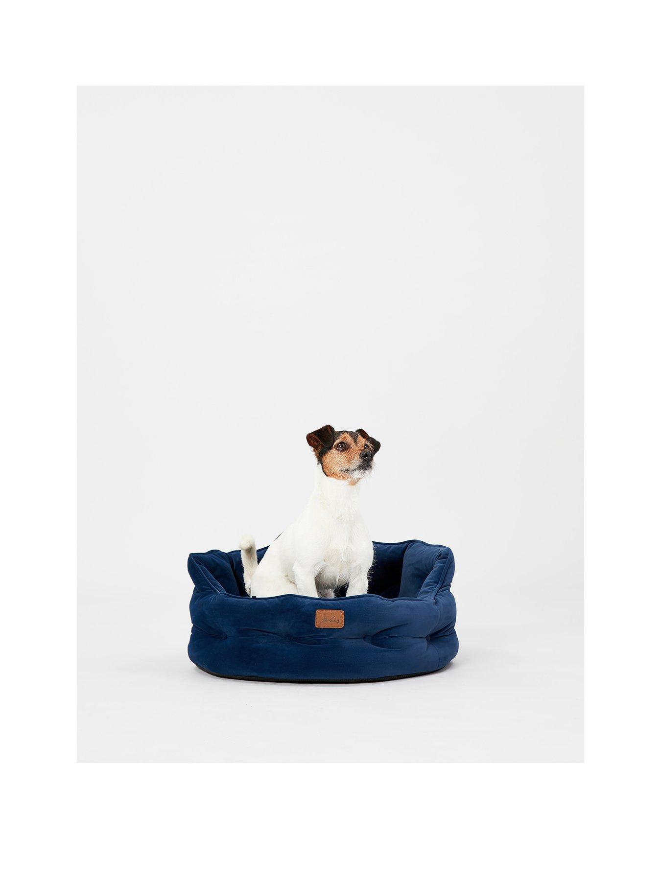 Joules Chesterfield Pet Bed - Navy