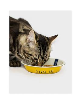 Product photograph of Joules Clever Cat Cat Bowl from very.co.uk