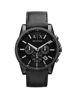 armani-exchange-armani-exchange-chronograph-black-leather-watch