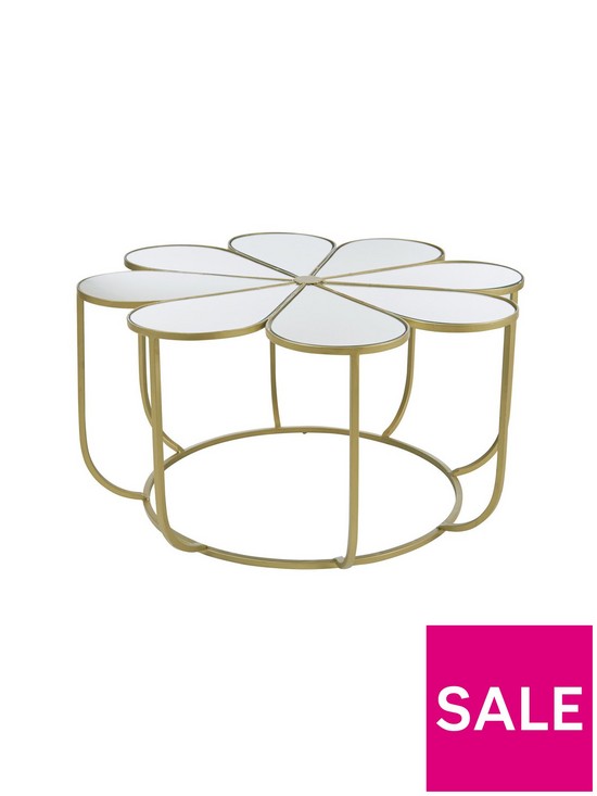 front image of premier-housewares-rabia-petal-coffee-table