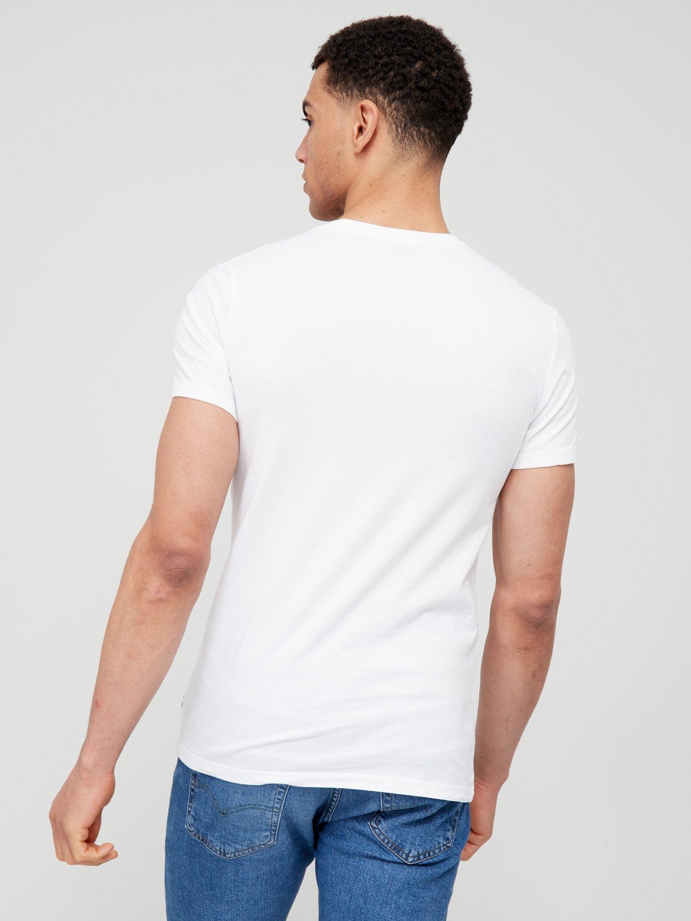 Levis plain hotsell white t shirt