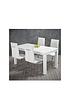  image of lpd-furniture-milano-160-cmnbspdining-table-with-led-lighting