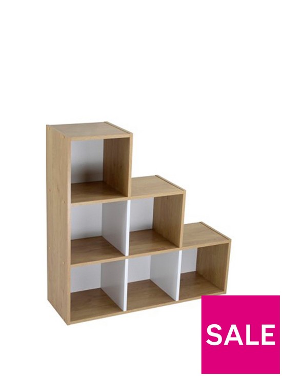 front image of lloyd-pascal-stratford-6-stepped-storage-unit-with