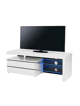 Product photograph of Lpd Furniture Milano Tv Media Unit With Led Lighting - Fits Up To 55 Inch Tv from very.co.uk