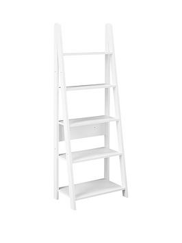 Product photograph of Lpd Furniture Tiva Bookcase - White from very.co.uk