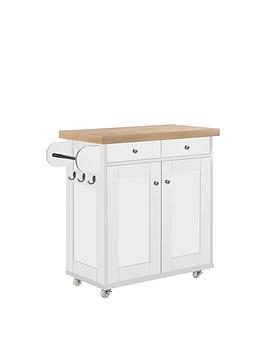 Product photograph of Lpd Furniture Portland Kitchen Cart from very.co.uk
