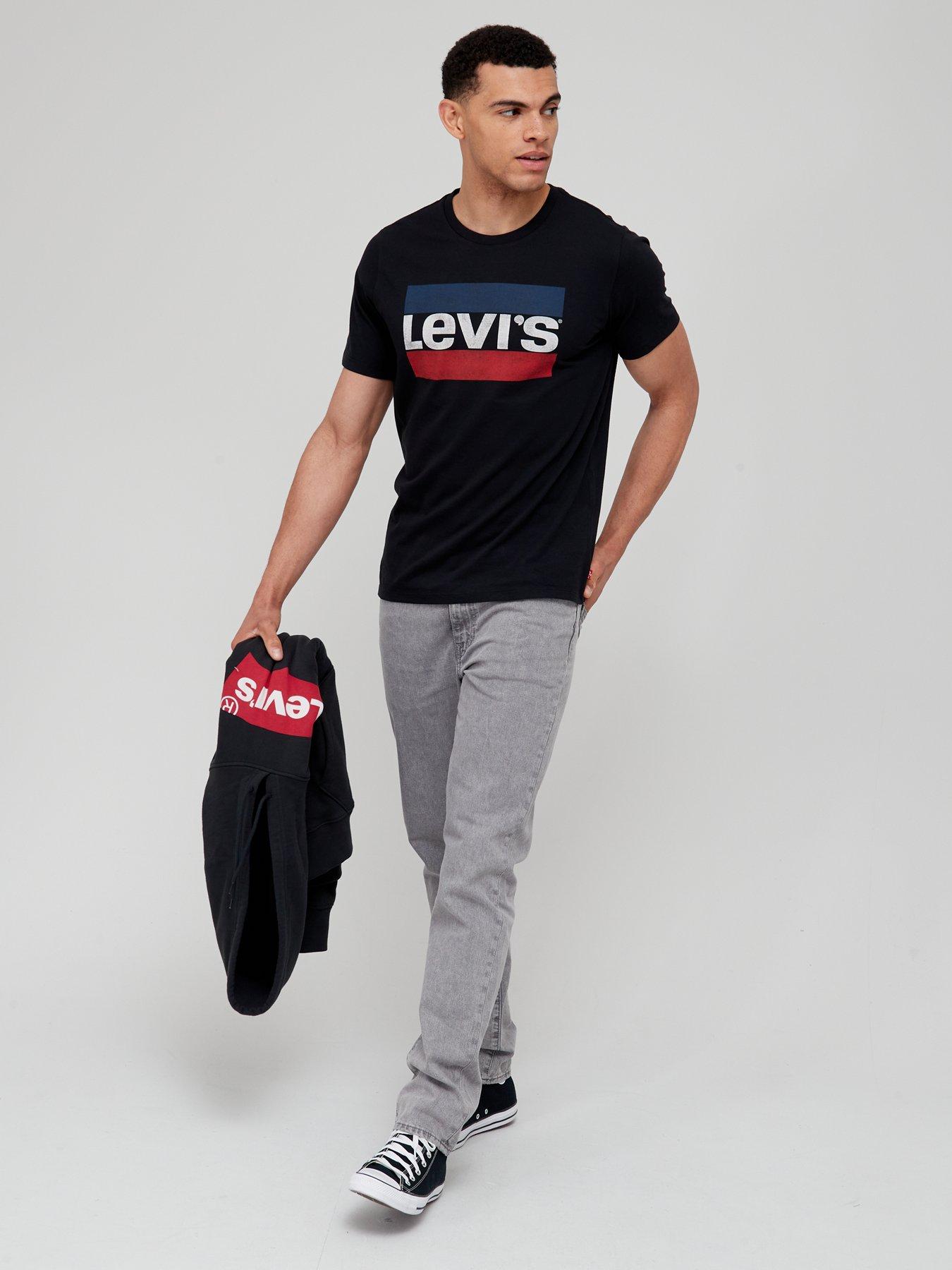 Levis t shirt mens black new arrivals