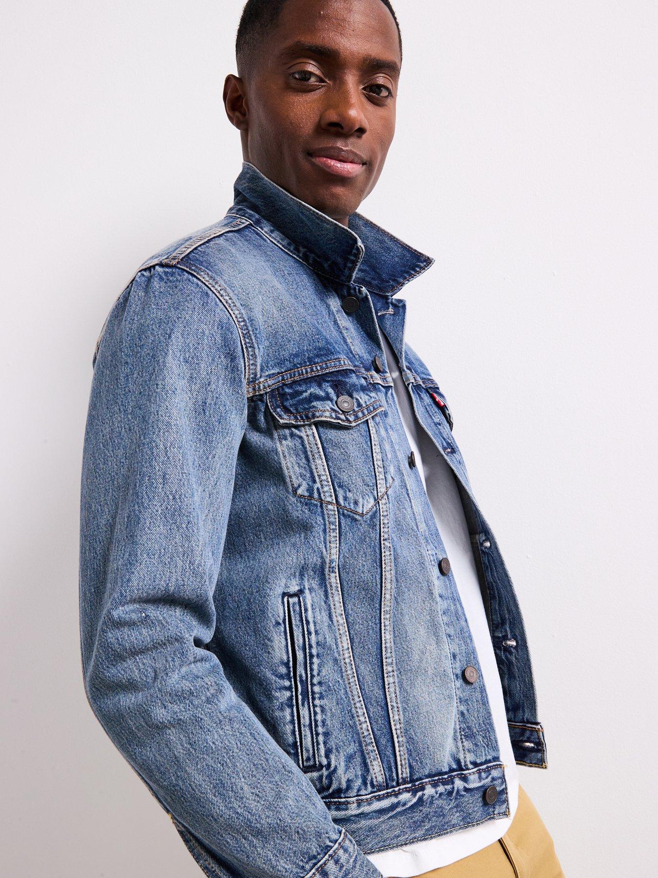 undefined Original Denim Trucker Jacket - Mid Wash