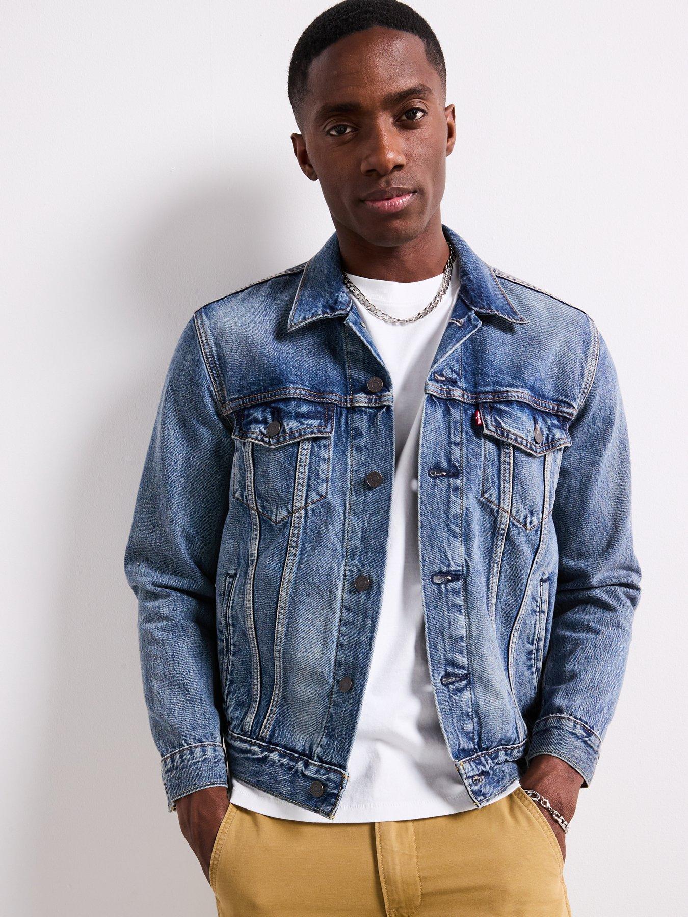 Levi's Original Denim Trucker Jacket - Mid Wash | very.co.uk