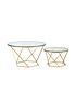  image of lisburn-designs-barnes-set-of-2-nest-of-tables-gold