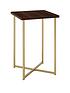  image of lisburn-designs-powell-side-table-walnutgold