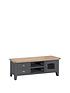  image of k-interiors-harrow-ready-assembled-solid-wood-large-tv-unit-fits-up-to-70-inch-tv-charcoaloak